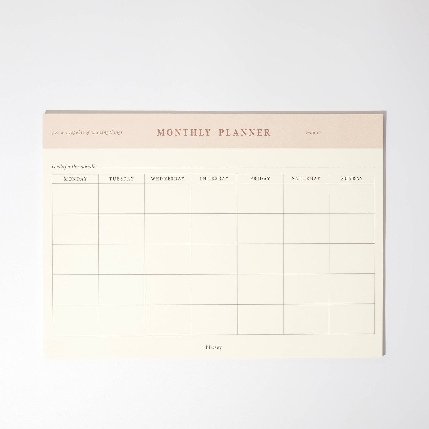 Monthly Planner